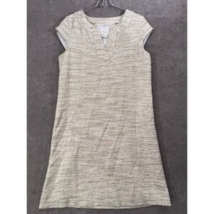 Kate Spade‎ New York Women's Size 12 Tweed Mini Dress Short Sleeve V-Neck Lined